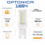 Optonica Lampadina Led G9 4 W Dimmerabile per Illuminazione Interni 