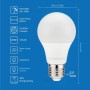 Optonica 1704 Lampadina LED E27 A60 11W 6000K Dimmerabile  Alta Efficienza