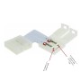 Optonica 6620 Connettore Angolare Per Striscia Led 5050 10mm 2 Pin Angolo Retto