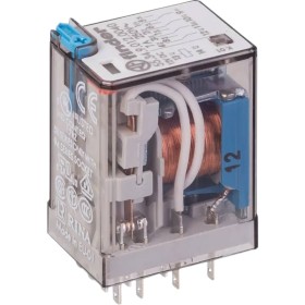 Finder  55.34.9.012.0040 Serie 55 Relè ad Innesto su Zoccolo con 4 Contatti 7A Uso Industriale