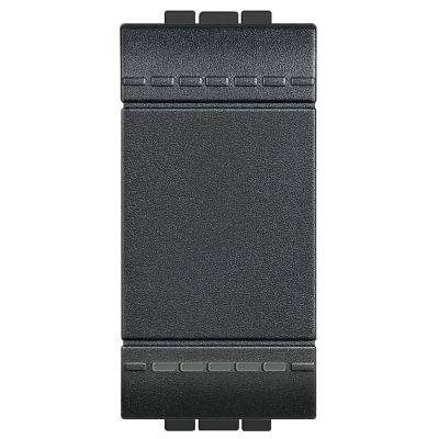 Bticino Living Light Pulsante Antracite Unipolare Basculante L4005N