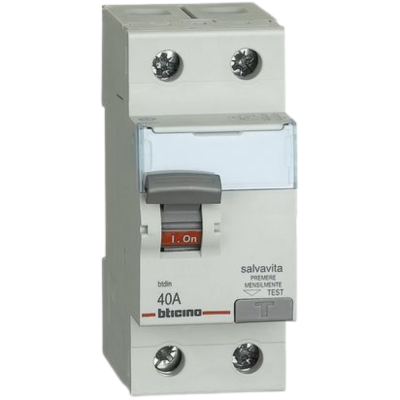 Interruttore Differenziale Salvavita Bticino 40A 30Ma Tipo Ac
