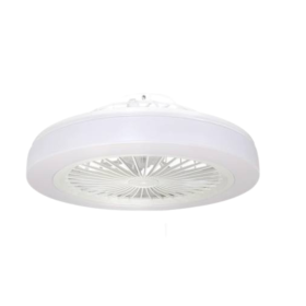 Optonica 19106 Ventilatore a Soffitto Led 36W 3Cct Bianco con  Telecomando 
