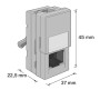Connettore Rj45 Cat 5E Utp Toolless 1 Modulo Bianco Bticino