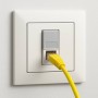 Connettore Rj45 Cat 5E Utp Toolless 1 Modulo Bianco Bticino