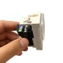 Connettore Rj45 Cat 5E Utp Toolless 1 Modulo Bianco Bticino