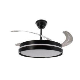 Ventilatore da Soffitto Ledme 8841 Black Afar Ø105 Cm con Luce Integrata