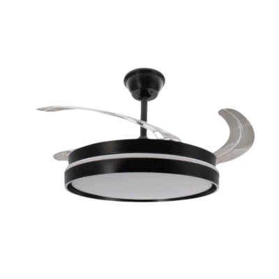 Ventilatore da Soffitto Ledme 8841 Black Afar Ø105 Cm con Luce Integrata