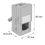 Connettore Rj45 Categoria 6 Utp Senza Utensili Bticino