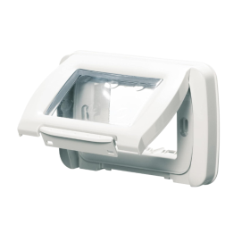 Placca Stagna 3 Posti Bianco Nuvola Gewiss IP55