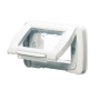 Placca Stagna 3 Posti Bianco Nuvola Gewiss IP55