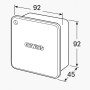 Gewiss Cassette da Incasso Serie 48 in Tecnopolimero con Coperchio Bianco