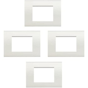 Bticino Placca Living Light Tecnopolimero 3 Posti Multipack da 4 Pezzi