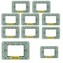 Vimar Plana 10 Pezzi Supporto Scatola 3 Moduli 14613 