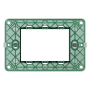 Vimar Plana 10 Pezzi Supporto Scatola 3 Moduli 14613 