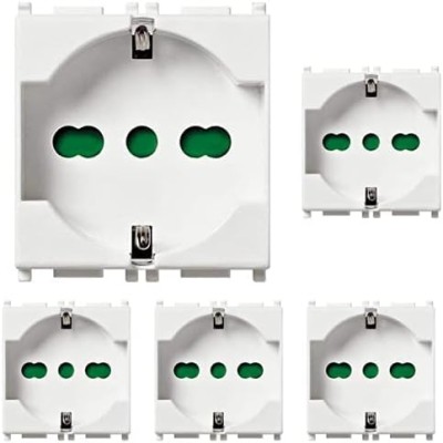 Vimar Plana Presa Schuko Bivalente Bipasso Standard Tedesco Italiano 14210 Pezzi 5