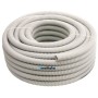 Tubo Guaina Spiralata Grigia Flessibile in Pvc 5 Metri per Cavi Elettrici