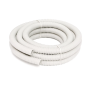 Tubo Guaina Spiralata Grigia Flessibile in Pvc 10 Metri per Cavi Elettrici