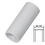 FAEG Raccordo Giunto Semplice in PVC Grigio IP40 per Tubo Rigido Elettrico Resistente