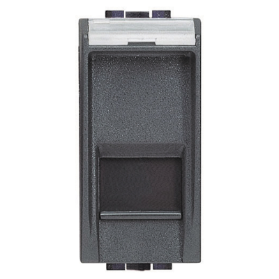 Bticino Living Light Presa Rete Antracite LAN RJ45 Cat.5E UTP TOOLLESS L4279C5E