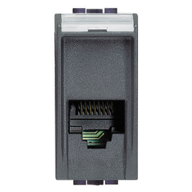Bticino Living Light Presa Telefonica Antracite Connettore RJ11 L4258/11N