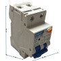 Chint 519860 NXBL40Y C10 1P+N 6A 30mA 4,5kA Interruttore Magnetotermico