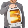 Zephir Stufa Elettrica al Quarzo HZQ850C 800-400W  Portatile Sicurezza Anti-Ribaltamento