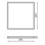 LEDME LM5385 Pannello LED Trielle 60x60 42W 4000K 5040lm Senza Sfarfallio IP40