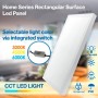 Pannello LED Rettangolare 120x30cm 40W 4000lm 3CCT Bianco Serie Home LM5273