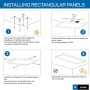 Pannello LED Rettangolare 120x30cm 40W 4000lm 3CCT Bianco Serie Home LM5273