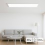 Pannello LED Rettangolare 120x30cm 40W 4000lm 3CCT Bianco Serie Home LM5273