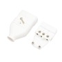 Presa Antischiacciamento Ecova 30363 Bipasso 10/16A 2P+T in PVC Colore Bianco 