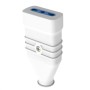 Presa Antischiacciamento Ecova 30363 Bipasso 10/16A 2P+T in PVC Colore Bianco 