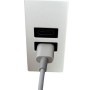 Caricatore Usb Bticino Jw4191Cc Da Incasso Doppia Porta C 15W Bianco