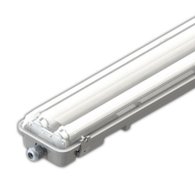 Plafoniera LED 44Watt Impermeabile 2 Tubi T8 150Centimetri Risparmio Energetico