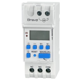 Interruttore Orario Digitale Bravo 93003225 Da Guida Din
