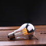Optonica 1880 Lampadina Led 7W A60 E27 250 Lumen Mezza Vetro Argento