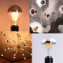 Optonica 1880 Lampadina Led 7W A60 E27 250 Lumen Mezza Vetro Argento