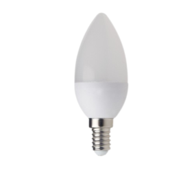 KIT Lampadina a Candela LED OPTONICA AC175-265V E14 C37 a LED 8 Watt