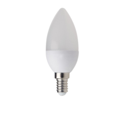 KIT Lampadina a Candela LED OPTONICA AC175-265V E14 C37 a LED 8 Watt