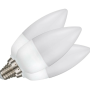KIT Lampadina a Candela LED OPTONICA AC175-265V E14 C37 a LED 8 Watt