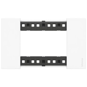 Bticino Living Now Placca Bianca In Plastica Per Supporti Modulari