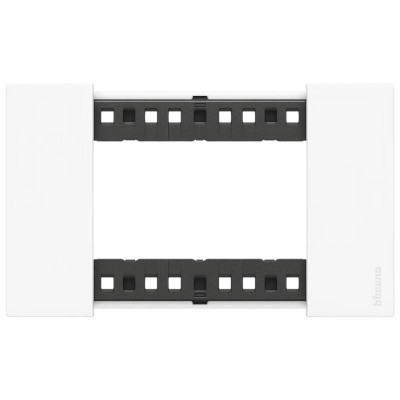Bticino Living Now Placca Bianca In Plastica Per Supporti Modulari