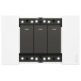 Bticino Living Now Placca Bianca In Plastica Per Supporti Modulari