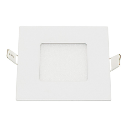 Pannello LED Incasso 7.5Cm 3Watt Slim Quadro Soffitto Alimentatore Incluso