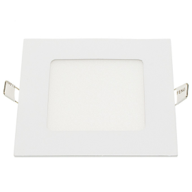 Pannello LED Incasso 11Cm 6Watt Slim Quadro Soffitto Alimentatore Incluso