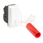 BTicino Living Now – Pulsante a tirante 10A 250V~ con contatto NO/NC, 1 modulo