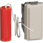 BTicino Living Now – Pulsante a tirante 10A 250V~ con contatto NO/NC, 1 modulo