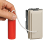 BTicino Living Now – Pulsante a tirante 10A 250V~ con contatto NO/NC, 1 modulo