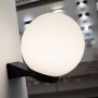 Globo Acrilux Sfera Opale Per Lampioni Con Montaggio A Palo